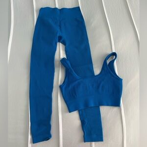 Blue workout set